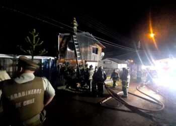 Un incendio dejó graves daños en una vivienda de Ovejería Osorno