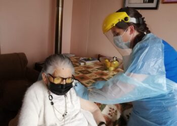 101 años tiene primera adulta mayor vacunada contra el Covid en Osorno