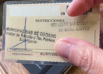 Licencias de conducir que vencieron en 2020 y vencen en 2021 se prorrogarán hasta 2022
