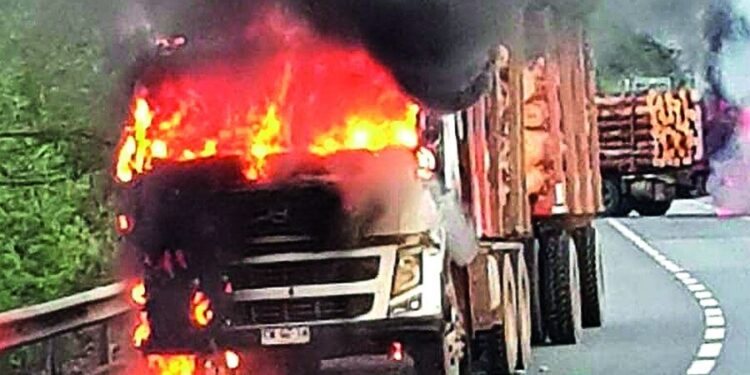 Impactantes datos revela el Barómetro de Conflicto sobre atentados en la Araucanía