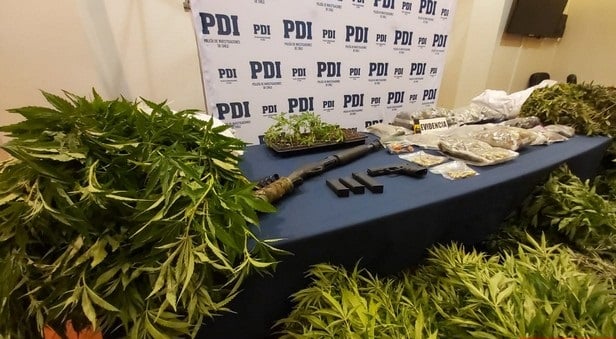 Descubren e incautan droga, armas y sofisticado sistema de cultivo