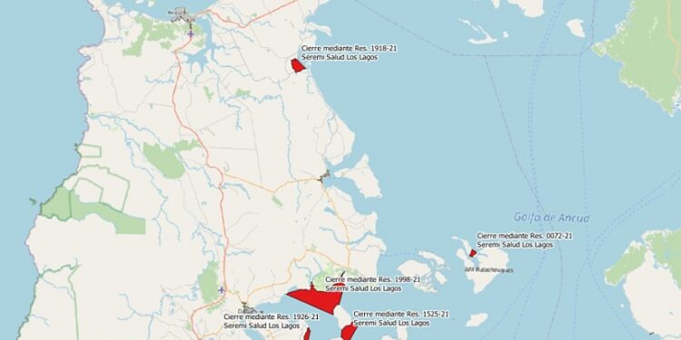 Confirman presencia de marea roja en mariscos de Punta San Antonio de Calbuco