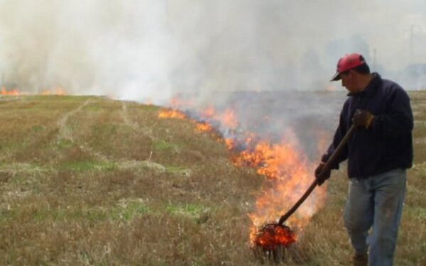 Seremi de Agricultura reitera que uso de fuego para quemas agrícolas está suspendido