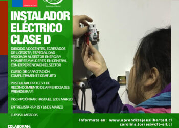 CFT Estatal de Los Lagos invita a postular a curso gratuitos de Instalador Eléctrico Clase D