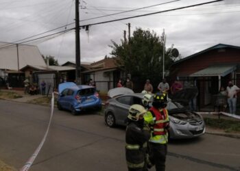 Dos personas lesionadas dejó colisión vehicular  en Rahue Alto Osorno