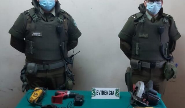 Detienen a un sujeto con especies robadas en la vía pública