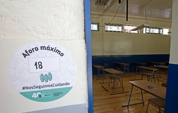 Cinco colegios han suspendido sus clases presenciales por casos de coronavirus