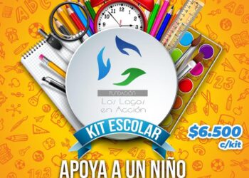 Fundación «Los Lagos en Acción» apoyará  con útiles escolares a niños vulnerables de la región