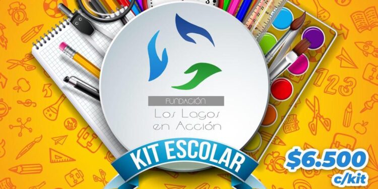 Fundación «Los Lagos en Acción» apoyará con útiles escolares a niños vulnerables de la región