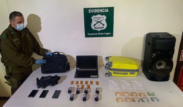 Carabineros detiene a 3 sujetos que habían evadido control en Ruta 215