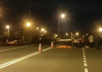 Trágica muerte encontró un peatón al ser atropellado en la ruta CH-215