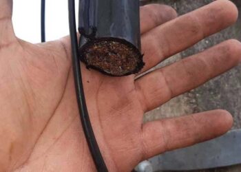 Desconocidos cortaron fibra óptica en la comuna de Río Negro