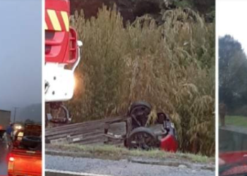 Ruta resbaladiza provoca serie de accidentes en ruta Paillaco-Valdivia