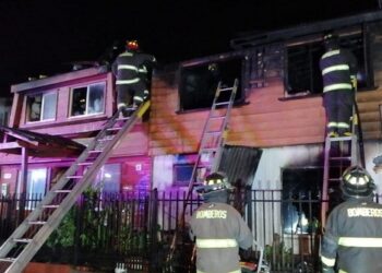 3 viviendas fueron destruidas por incendio en Rahue Alto Osorno