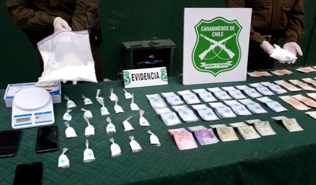Detienen a 3 sujetos por venta de cocaína y marihuana en Osorno