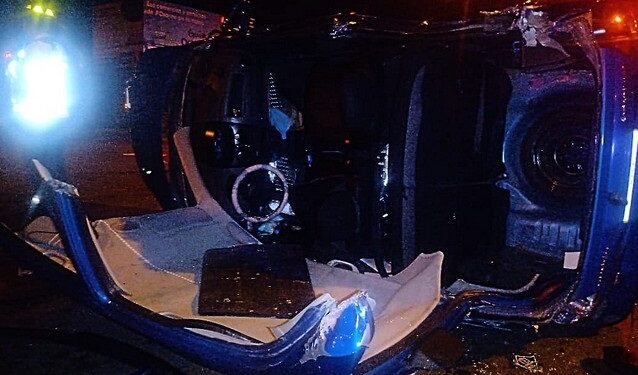 Fuerte colisión entre carro bomba y automóvil dejo 2 personas heridas en Osorno