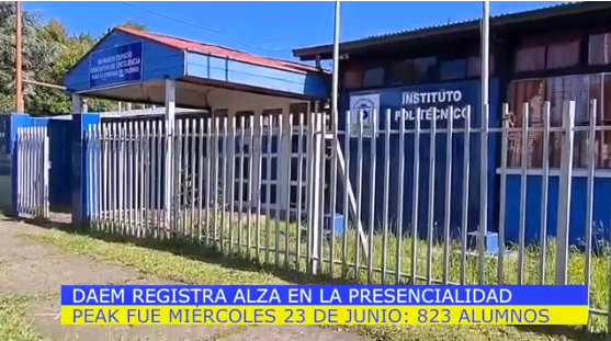 Números de alumnos que retornan a clases presenciales siguen en alza en Osorno