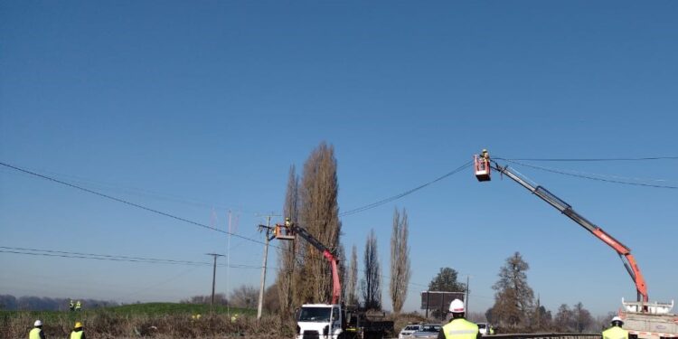 Saesa realizará faenas para fortalecer sistema eléctrico en el centro urbano de San Pablo