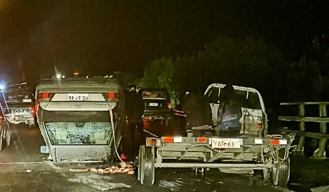Conductores salvaron de caer al río en accidente ocurrido en el puente Rahue Ruta-5 Sur