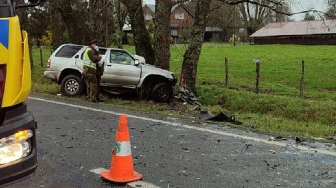Conductor falleció luego de fatal accidente vehicular en ruta rural de Puyehue