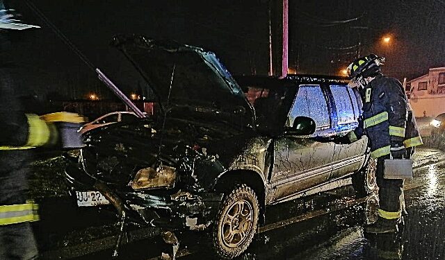 Cinco lesionados en dos accidentes simultáneos ocurridos en Osorno
