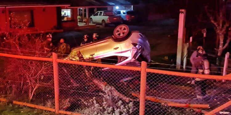Dos accidentes carreteros se reportaron la madrugada de este sábado en Osorno