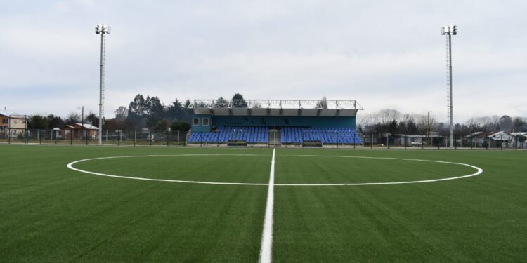 Inauguran primer estadio rural en Corte Alto- Purranque