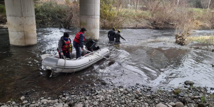 Joven comerciante es encontrado sin vida en el río Damas Osorno