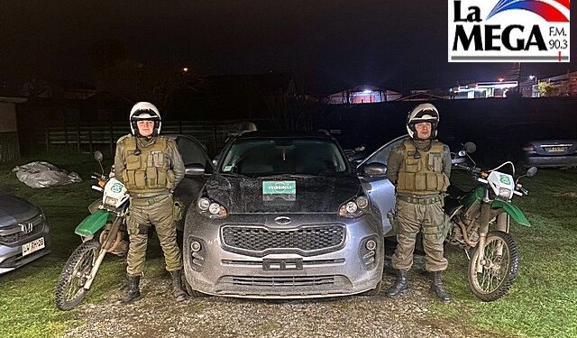 Purranque: Recuperan vehículo robado a familia tras «encerrona» de delincuentes