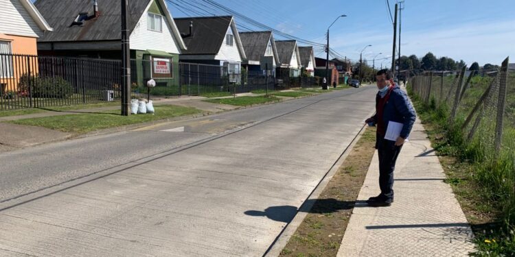 Osorno:Tránsito en calle Santiago de Rosas será bidireccional