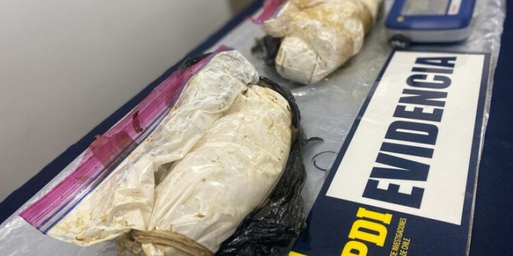 La pasta base es la droga más incautada por la PDI regional en los delitos de microtráfico