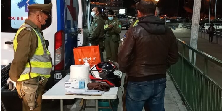 Aumentan en 25% detenidos por manejo en estado de ebriedad por parte de Carabineros en 2021