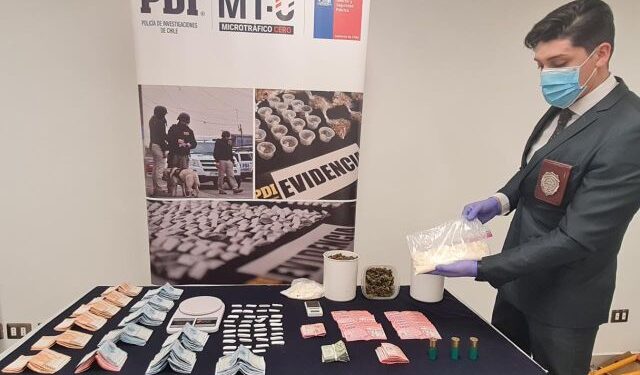 Osorno: PDI detiene a 7 personas por microtráfico de drogas