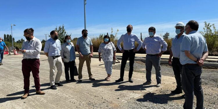 Inspeccionan avance de obras financiadas por el Gobierno Regional de Los Lagos en San Pablo