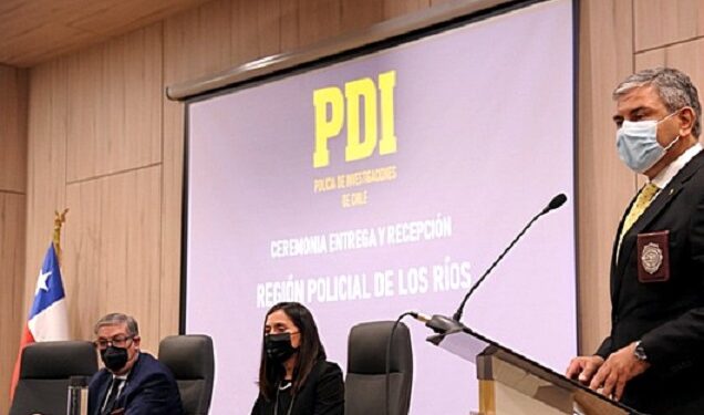 El Prefecto Inspector Alex Schwarzenberg asume como nuevo Jefe Regional de la PDI en Los Ríos.