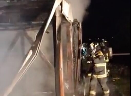Osorno: quincho, bodega y vivienda quedan con daños tras incendio en sector oriente