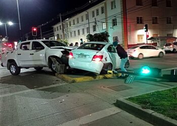 Nuevo accidente en Osorno involucró a dos vehículos en el sector de Rahue 