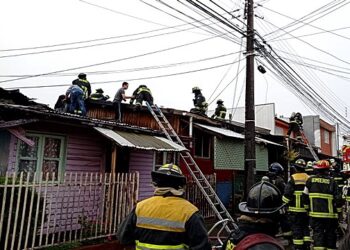 Osorno: Cinco viviendas afectadas deja incendio registrado este viernes 