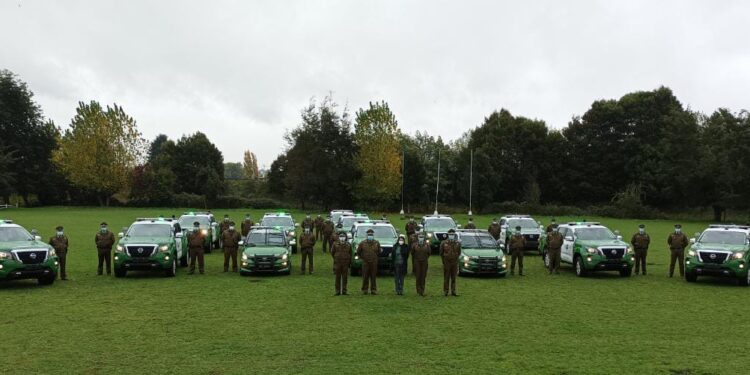 Carabineros recibe 13 nuevos vehículos para servicio policial en provincia de Osorno