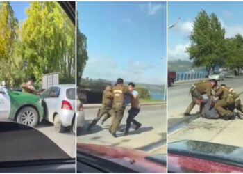 Hombre acusado de VIF en Castro intentó darse a la fuga por la ruta 5 