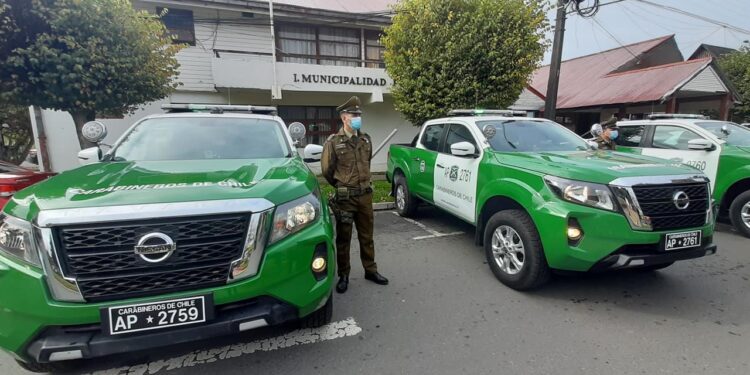 Nuevas camionetas de Carabineros iniciaron servicios policiales en Puerto Octay