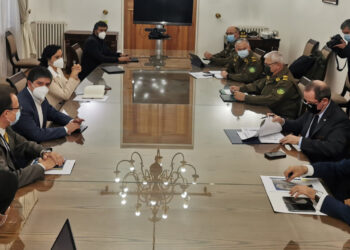 Ministra Siches encabeza reunión con alto mando de las policías por violencia en el sur