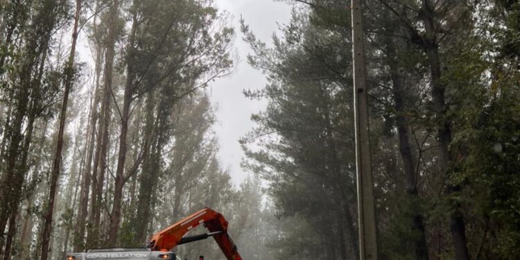 Activan plan de contingencia eléctrico por sistema frontal anunciado en la provincia