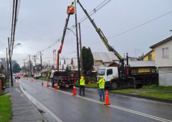 Reportan servicio eléctrico normal en provincia de Osorno tras sistema frontal 