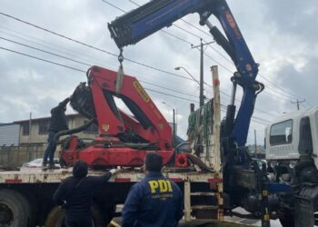 PDI recupera en Puerto Montt grúa robada en la región de O’Higgins