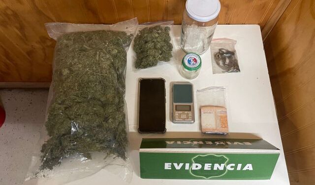Decomisan 4 kilos de marihuana al interior de vehículo en Frutillar