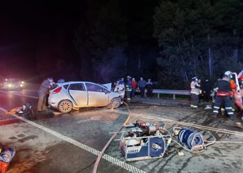Tres fallecidos dejó colisión frontal en ruta que une a Valdivia con Mariquina
