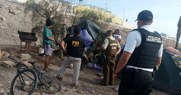 PDI de Arica detuvo a cuatro personas por faenar y asar un lobo marino