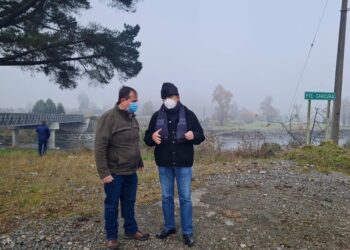 En visita a Cancura, alcaldes de Osorno y Puerto Octay solicitaron pronta licitación para nuevo puente