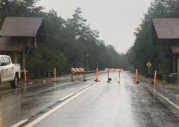 Puerto Varas: Tránsito suspendido en ruta hacia Petrohué por deslizamiento de material